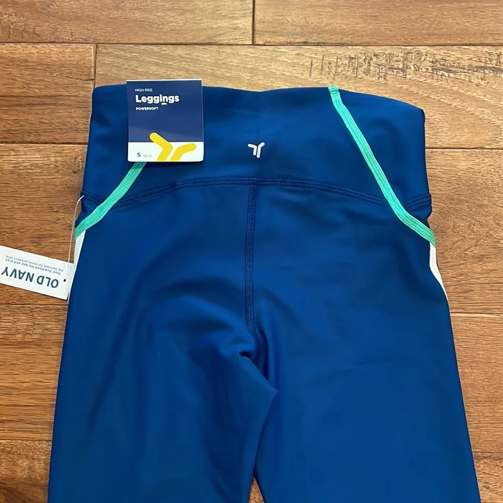 Old Navy Girls High-Rise Leggings - Powersoft Go-Dry Leggings- Size S 6-7